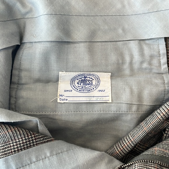 J. Press Custom glenplaid Grey Suit 42R 36X34 - Picture 9 of 10
